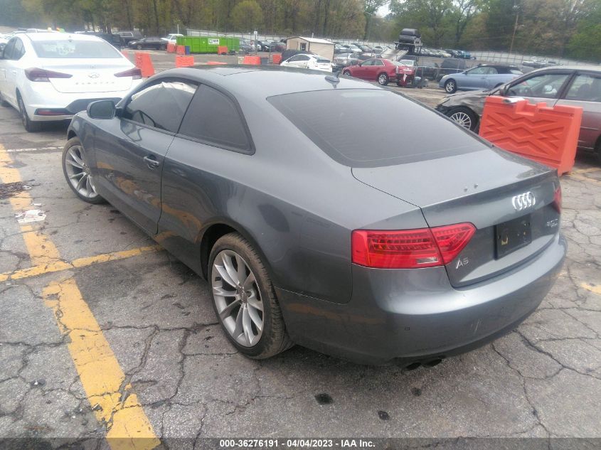 2013 AUDI A5 PREMIUM PLUS - WAULFAFR4DA033233
