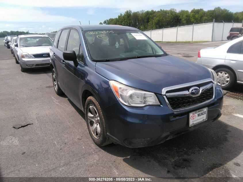 2014 SUBARU FORESTER 2.5I - JF2SJAAC6EH518063