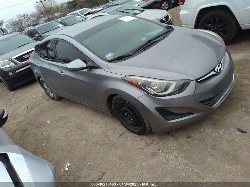 2015 HYUNDAI ELANTRA SE - KMHDH4AE4FU416075