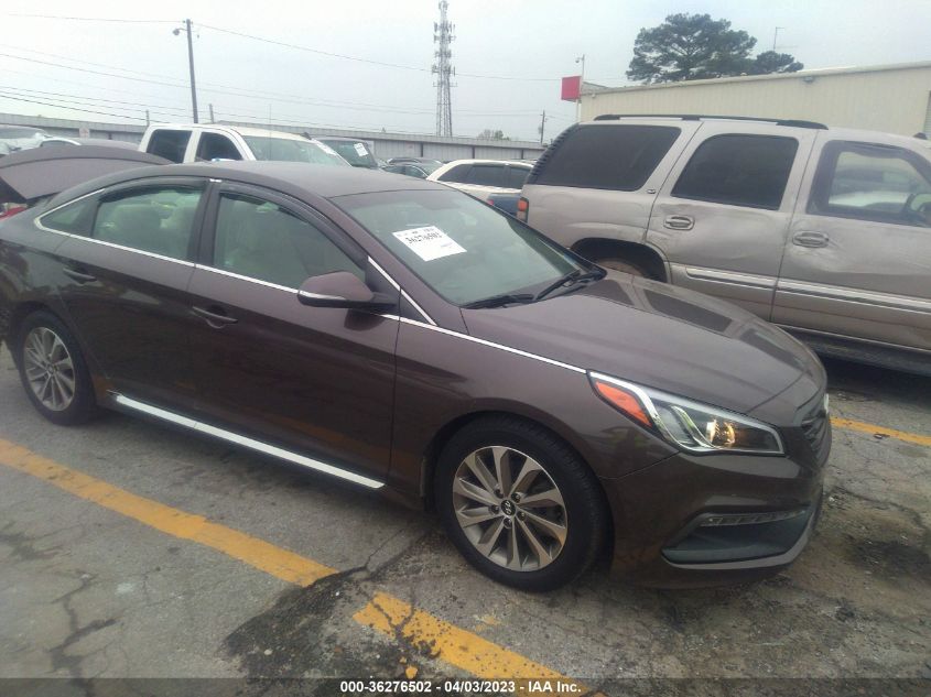 2016 HYUNDAI SONATA 2.4L SPORT - 5NPE34AF9GH421221