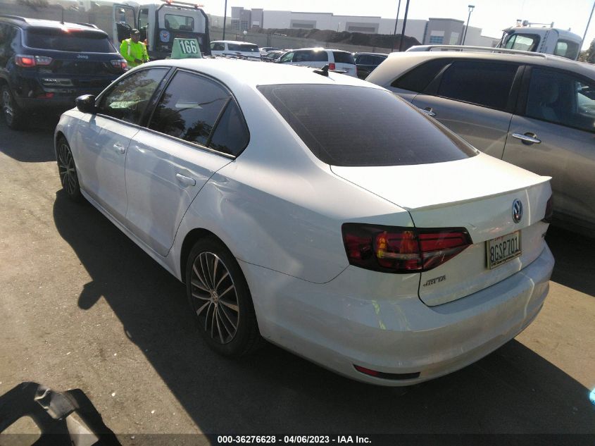 2016 VOLKSWAGEN JETTA SEDAN 1.8T SPORT - 3VWD17AJ6GM216163