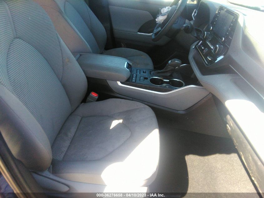 2022 TOYOTA HIGHLANDER LE - 5TDBZRBH8NS590216