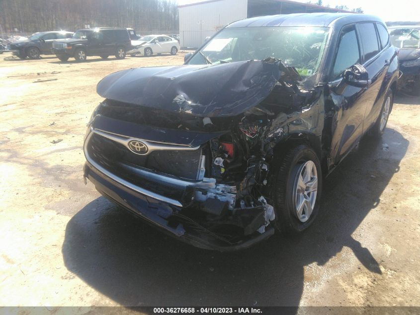 2022 TOYOTA HIGHLANDER LE - 5TDBZRBH8NS590216