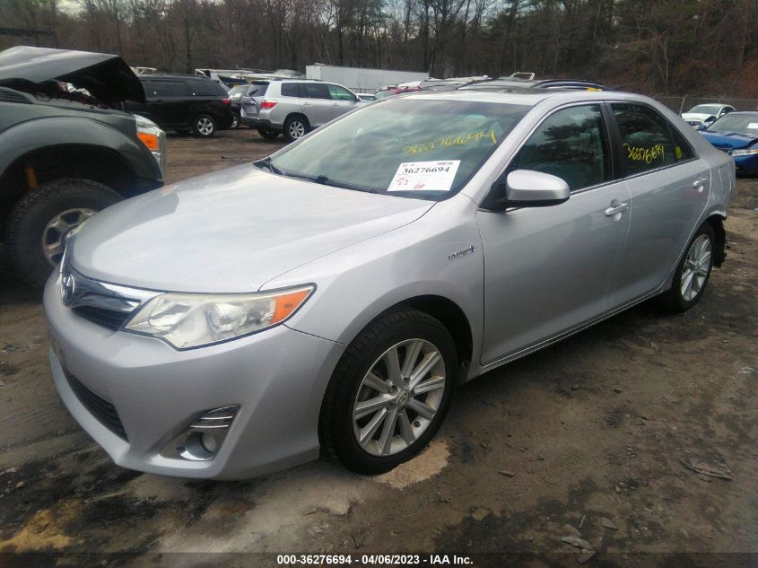 2013 TOYOTA CAMRY HYBRID LE/XLE - 4T1BD1FK3DU067293
