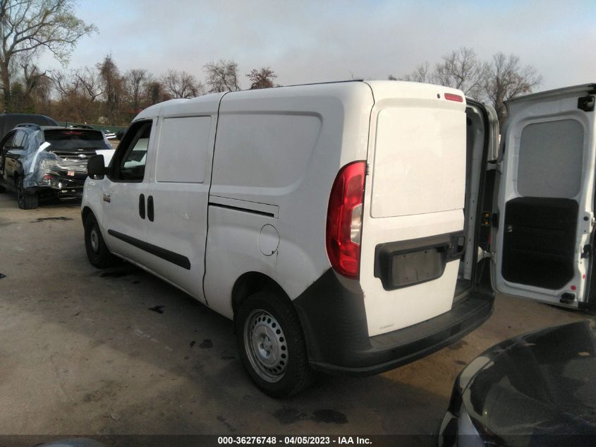 2017 RAM PROMASTER CITY CARGO VAN TRADESMAN ZFBERFAB5H6F40571