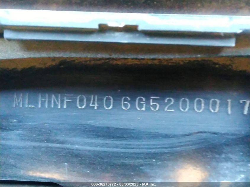 2016 HONDA NSS300 MLHNF0406G5200017