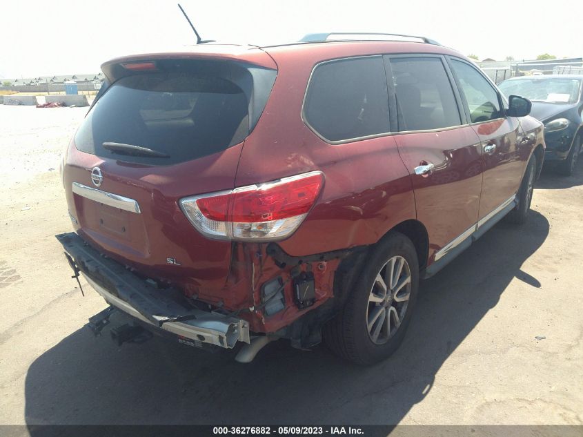 2016 NISSAN PATHFINDER SL - 5N1AR2MN8GC615329