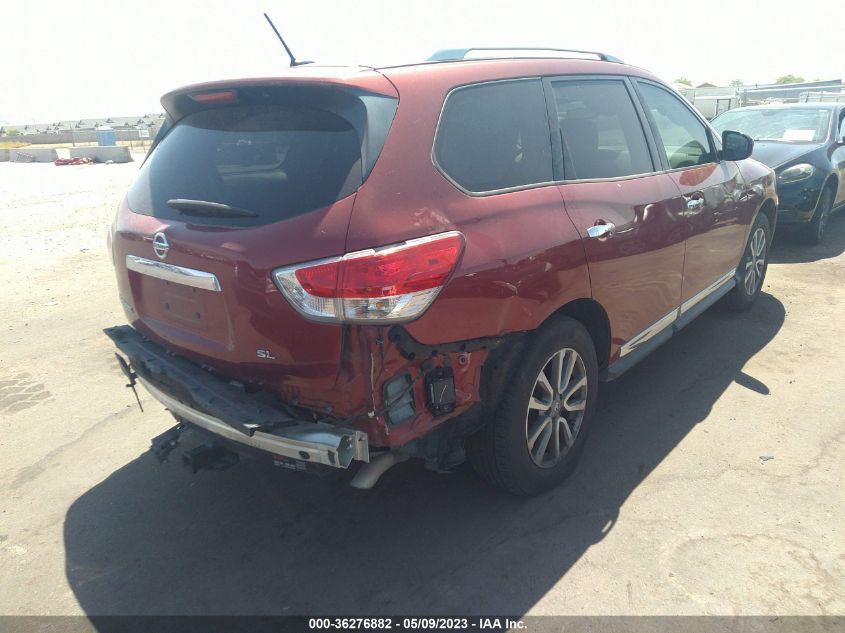 2016 NISSAN PATHFINDER SL - 5N1AR2MN8GC615329