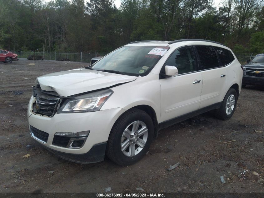 2014 CHEVROLET TRAVERSE LT - 1GNKRHKD2EJ359050