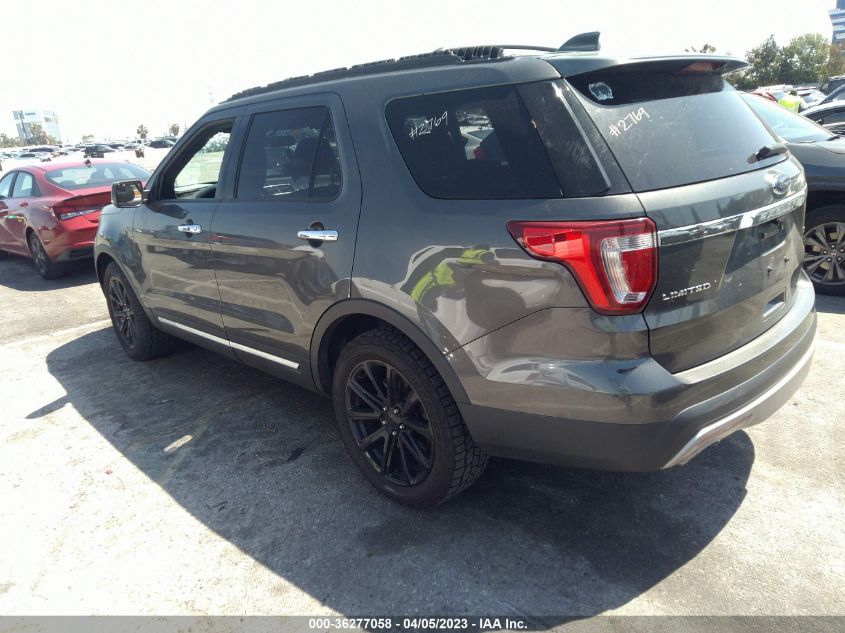 2017 FORD EXPLORER LIMITED - 1FM5K7FH5HGC68028