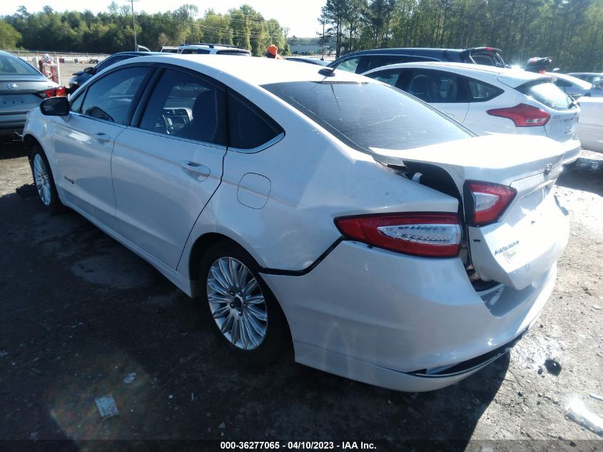 2014 FORD FUSION SE HYBRID - 3FA6P0LU1ER327427