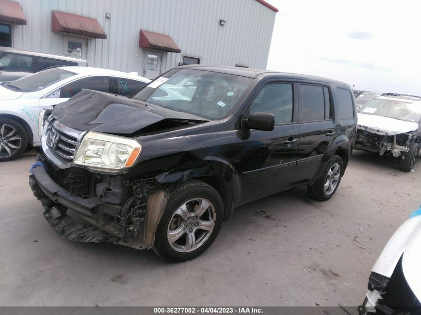 2014 HONDA PILOT EX-L - 5FNYF4H72EB036338