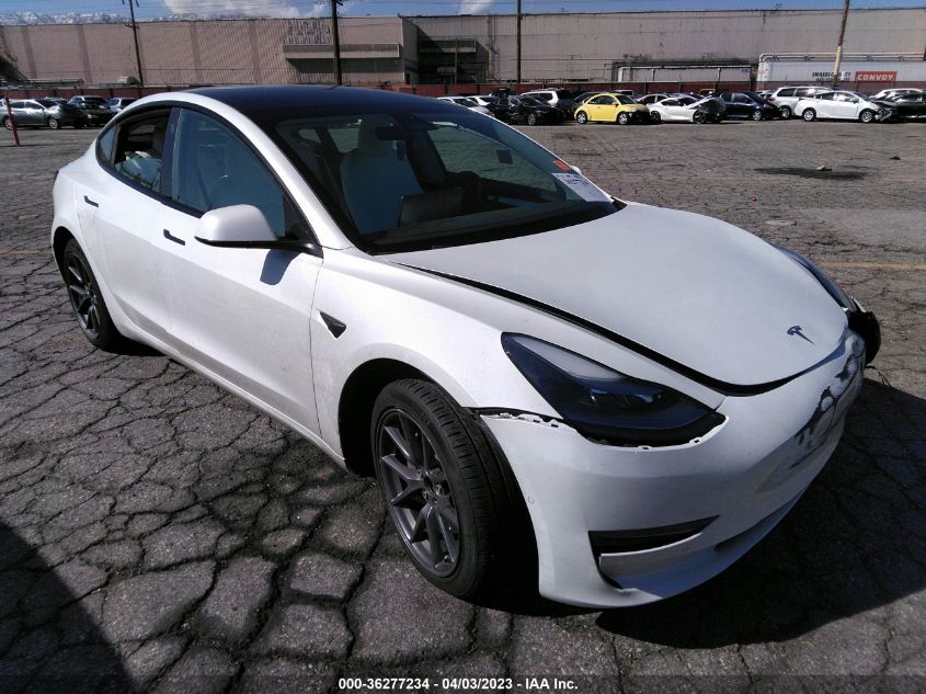 2021 TESLA MODEL 3 STANDARD RANGE PLUS - 5YJ3E1EA2MF066689