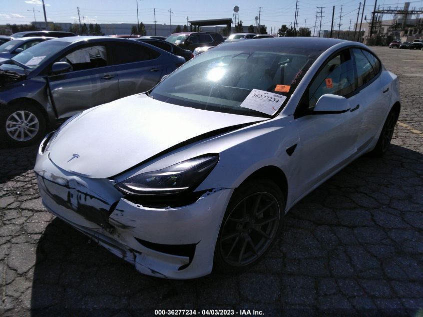 2021 TESLA MODEL 3 STANDARD RANGE PLUS - 5YJ3E1EA2MF066689