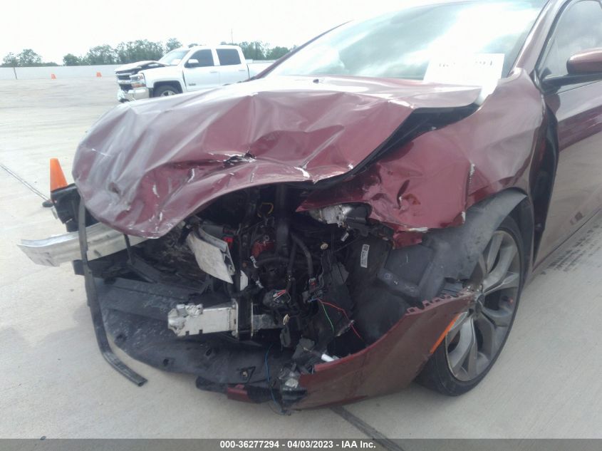 2015 CHRYSLER 200 S - 1C3CCCBBXFN625929