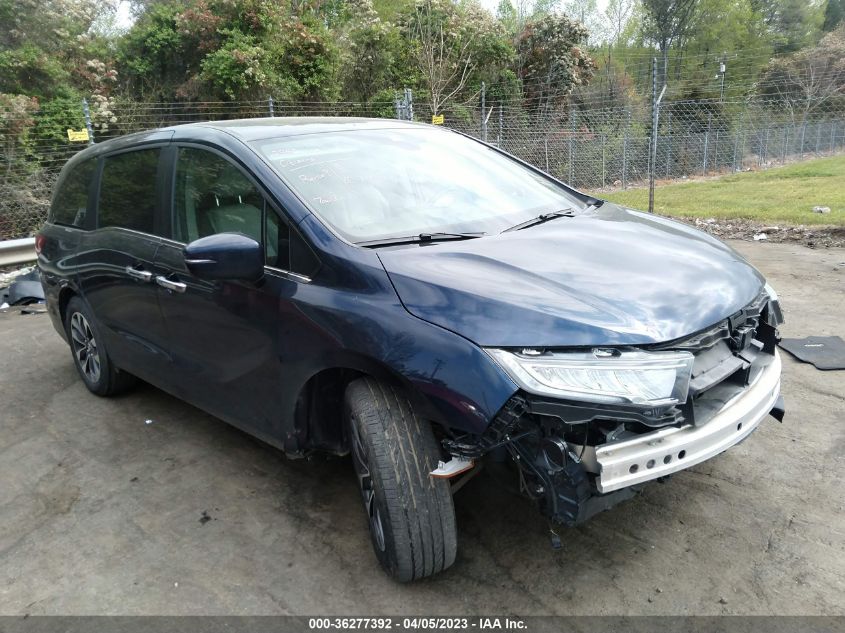 2021 HONDA ODYSSEY EX-L - 5FNRL6H72MB044866