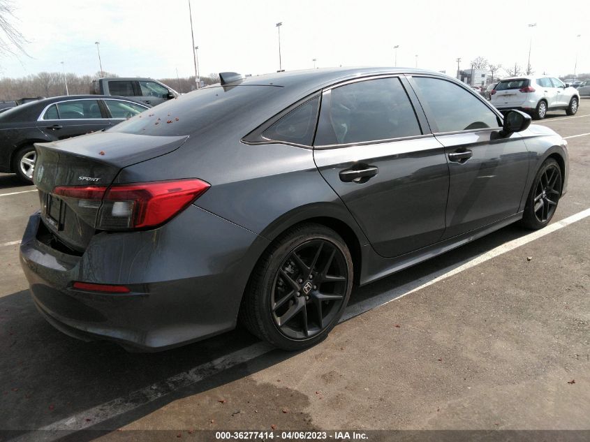 2022 HONDA CIVIC SEDAN SPORT - 2HGFE2F57NH525782