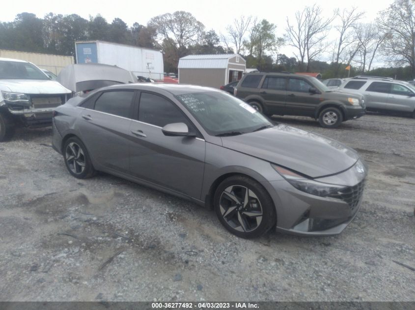 2022 HYUNDAI ELANTRA LIMITED - KMHLP4AG7NU301517