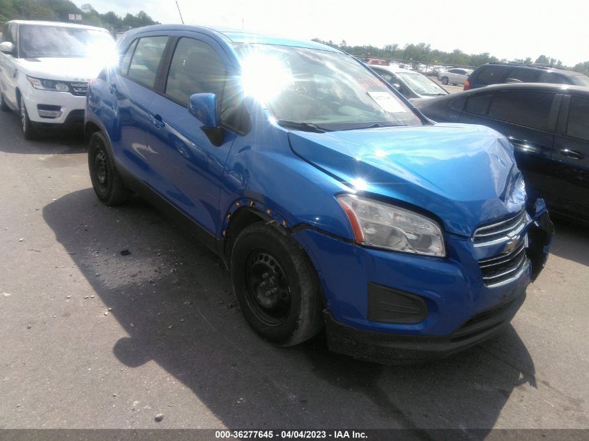 2016 CHEVROLET TRAX LS - KL7CJKSB3GB724362