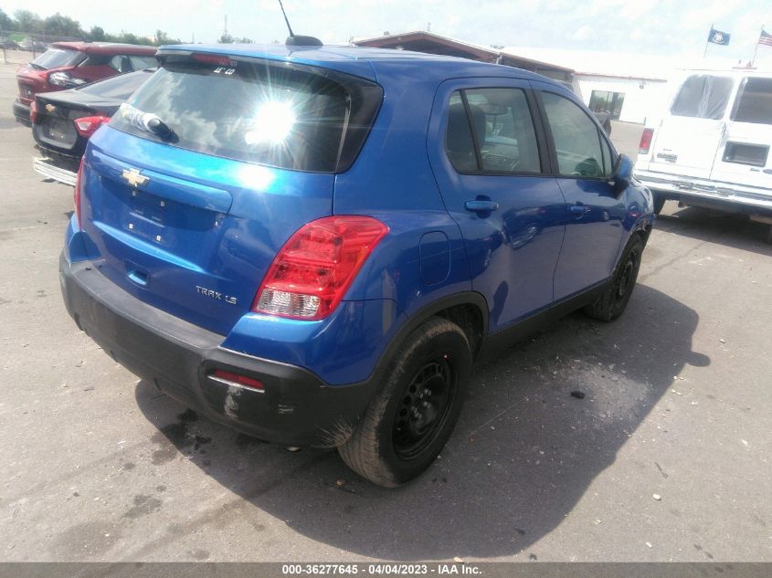 2016 CHEVROLET TRAX LS - KL7CJKSB3GB724362