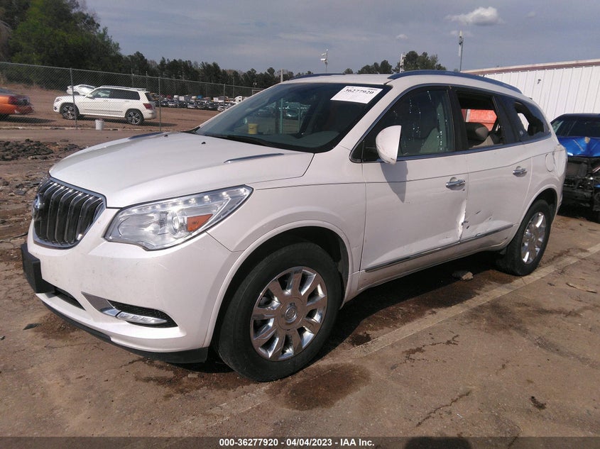 VIN 5GAKRBKD8HJ347187 2017 BUICK ENCLAVE LEATHER