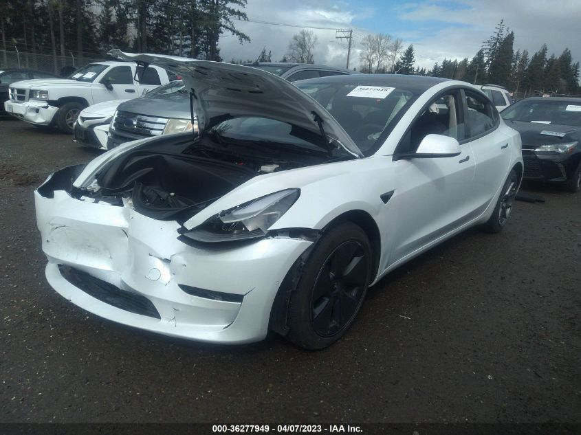 2022 TESLA MODEL 3 LONG RANGE - 5YJ3E1EB3NF238349
