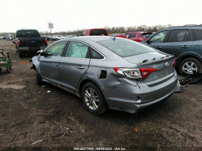 2015 HYUNDAI SONATA 2.4L SE - 5NPE24AF4FH198975