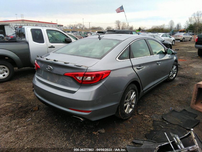 2015 HYUNDAI SONATA 2.4L SE - 5NPE24AF4FH198975