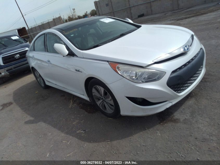 2014 HYUNDAI SONATA HYBRID LIMITED - KMHEC4A42EA104007
