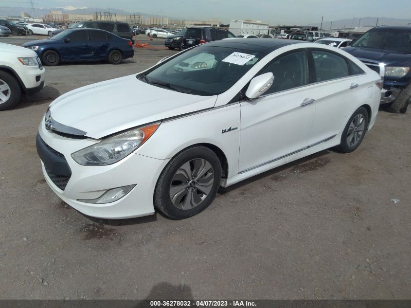 2014 HYUNDAI SONATA HYBRID LIMITED - KMHEC4A42EA104007