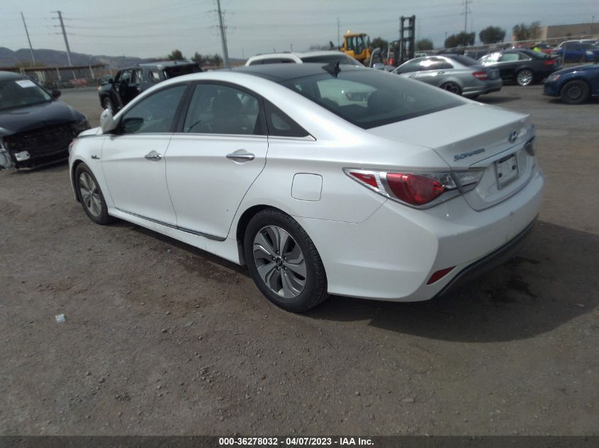 2014 HYUNDAI SONATA HYBRID LIMITED - KMHEC4A42EA104007