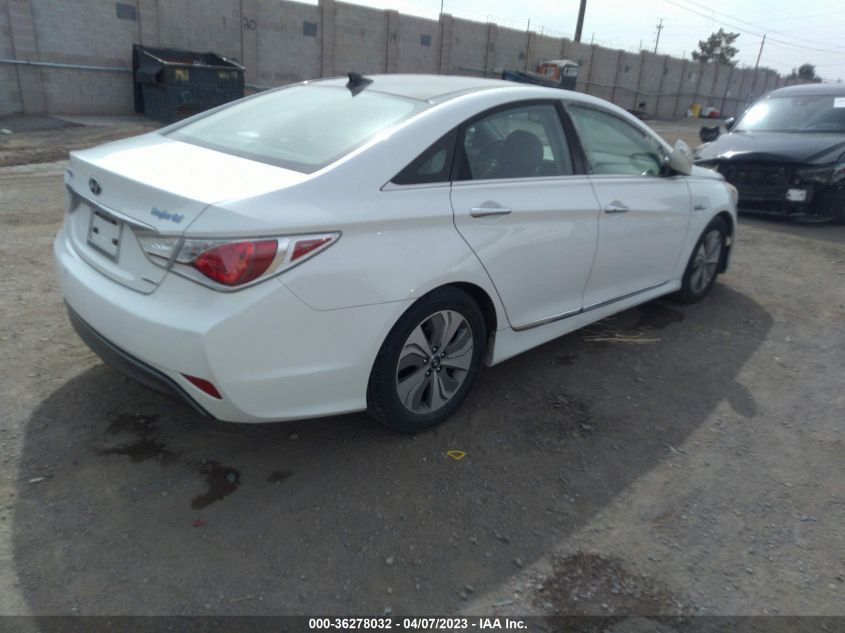 2014 HYUNDAI SONATA HYBRID LIMITED - KMHEC4A42EA104007
