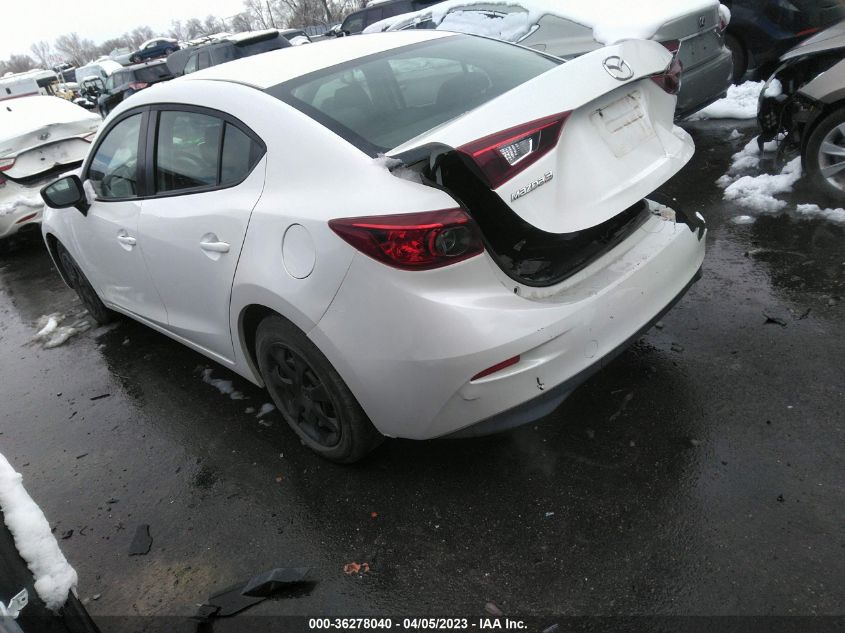 2015 MAZDA MAZDA3 I SPORT - 3MZBM1U72FM156506