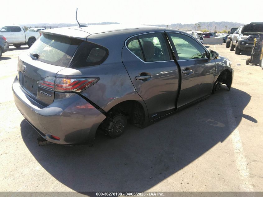 2013 LEXUS CT 200H HYBRID - JTHKD5BH5D2138476