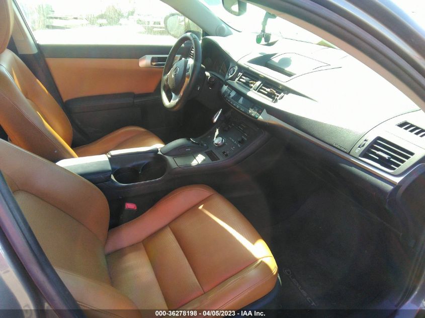2013 LEXUS CT 200H HYBRID - JTHKD5BH5D2138476
