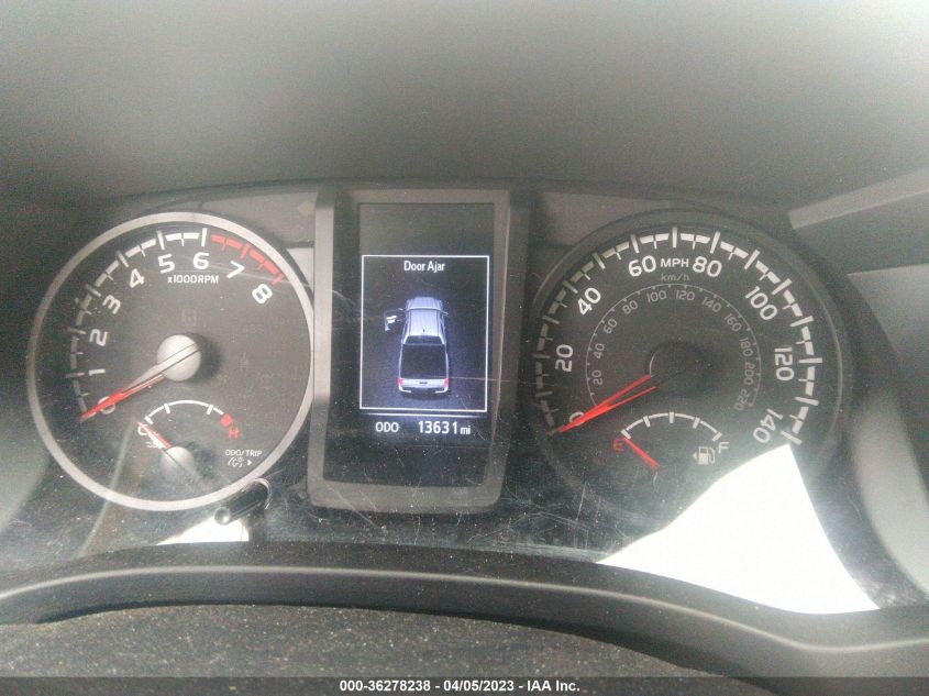 2022 TOYOTA TACOMA 4WD SR/SR5/TRD SPORT - 3TYCZ5ANXNT095072