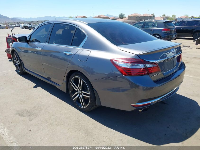 2016 HONDA ACCORD SEDAN SPORT - 1HGCR2F55GA160978