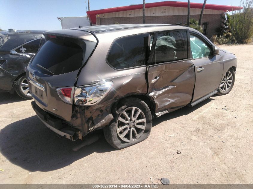 2014 NISSAN PATHFINDER S - 5N1AR2MM1EC626225