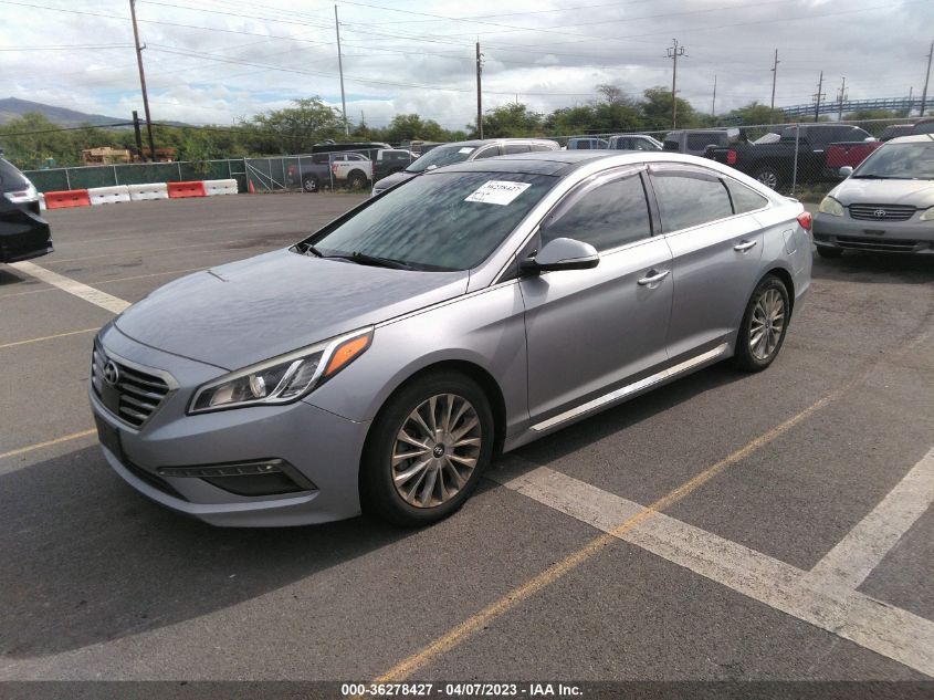 2015 HYUNDAI SONATA 2.4L LIMITED - 5NPE34AF6FH188641