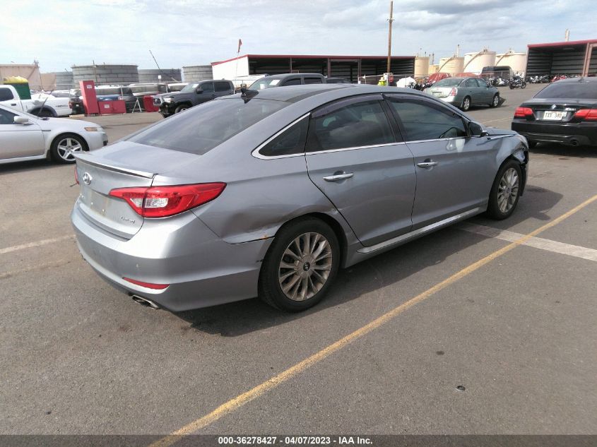 2015 HYUNDAI SONATA 2.4L LIMITED - 5NPE34AF6FH188641