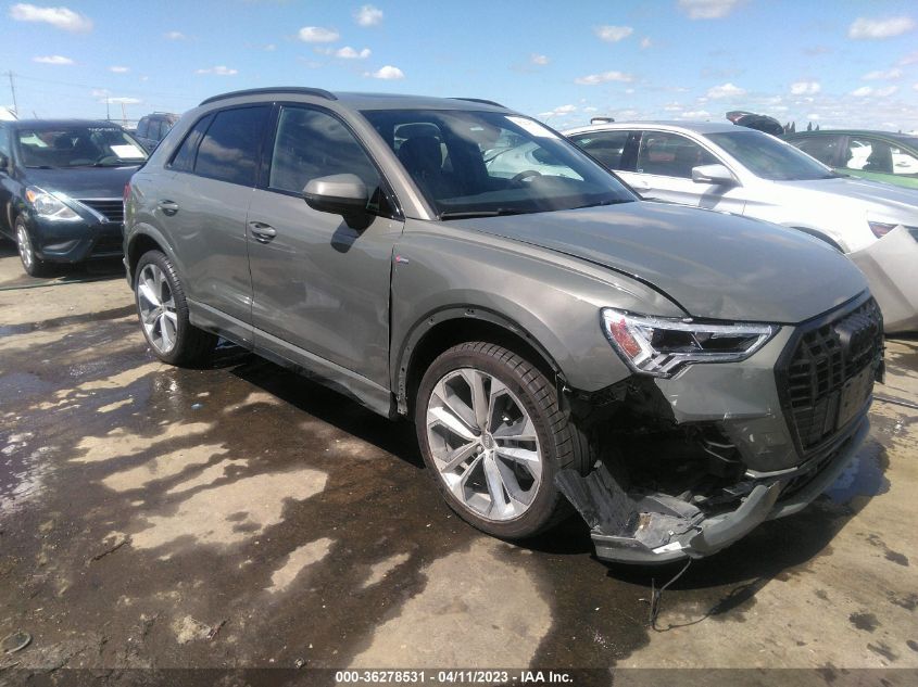 2021 AUDI Q3 S LINE PREMIUM PLUS - WA1EECF37M1113576