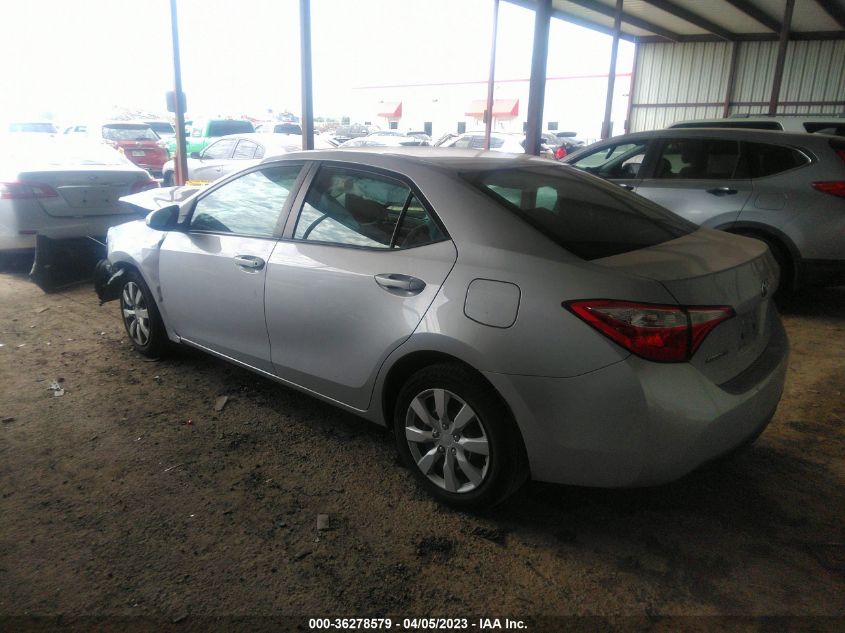 2016 TOYOTA COROLLA L/LE/S/S PLUS/LE PLUS - 2T1BURHE0GC637410