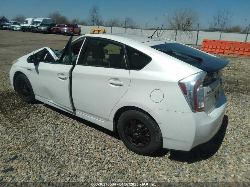 2013 TOYOTA PRIUS ONE/TWO/THREE/FOUR/FIVE - JTDKN3DU5D5557570