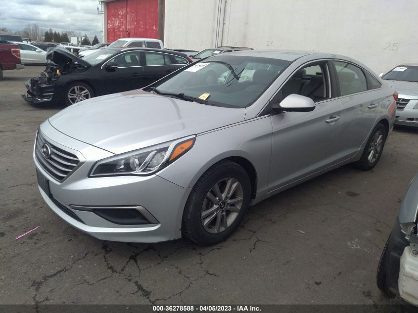 2017 HYUNDAI SONATA 2.4L - 5NPE24AF4HH541805