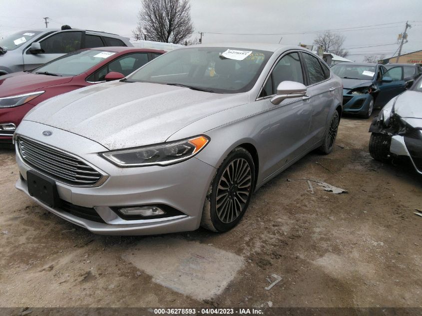 2017 FORD FUSION SE - 3FA6P0HD5HR166853