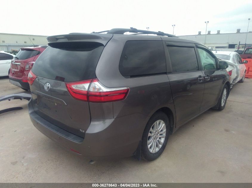 2016 TOYOTA SIENNA XLE/XLE AAS/LTD - 5TDYK3DC8GS711309