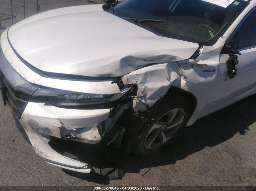2019 HONDA INSIGHT EX 19XZE4F53KE032356