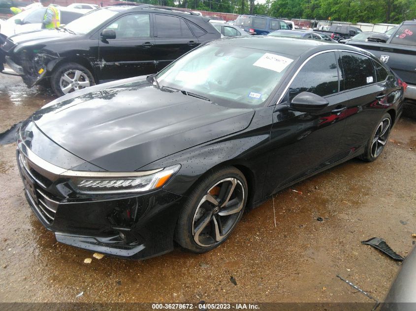 2021 HONDA ACCORD SEDAN SPORT - 1HGCV1F39MA023543