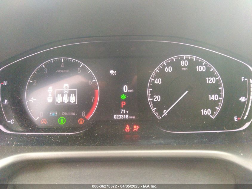 2021 HONDA ACCORD SEDAN SPORT - 1HGCV1F39MA023543