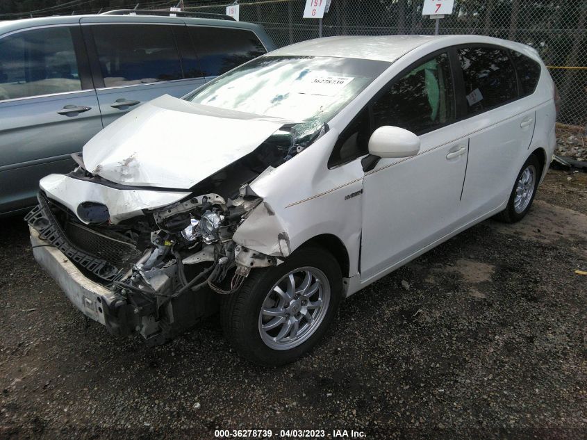 2015 TOYOTA PRIUS V TWO/FIVE/THREE/FOUR - JTDZN3EU3FJ022261
